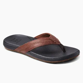 Reef Cushion Phantom 2.0 LE Mens Sandals Leather Strap - Black Brown