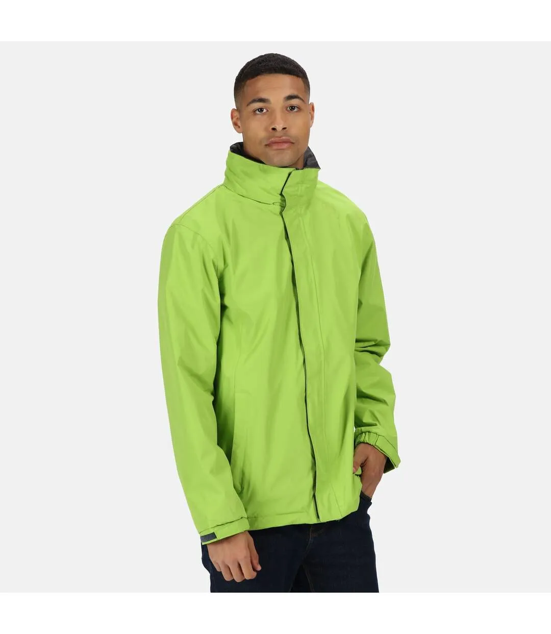 Regatta Mens Standout Ardmore Jacket (Waterproof & Windproof) (Key Lime/Seal Grey) - UTRG1603