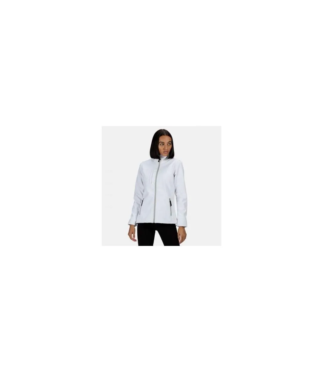 Regatta Professional Womens/Ladies Octagon II Waterproof Softshell Jacket (White/Light Steel) - UTRG2163