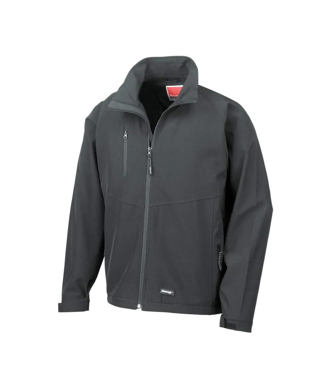 Result Mens 2 Layer Base Softshell Breathable Wind Resistant Jacket (Black) - UTBC864