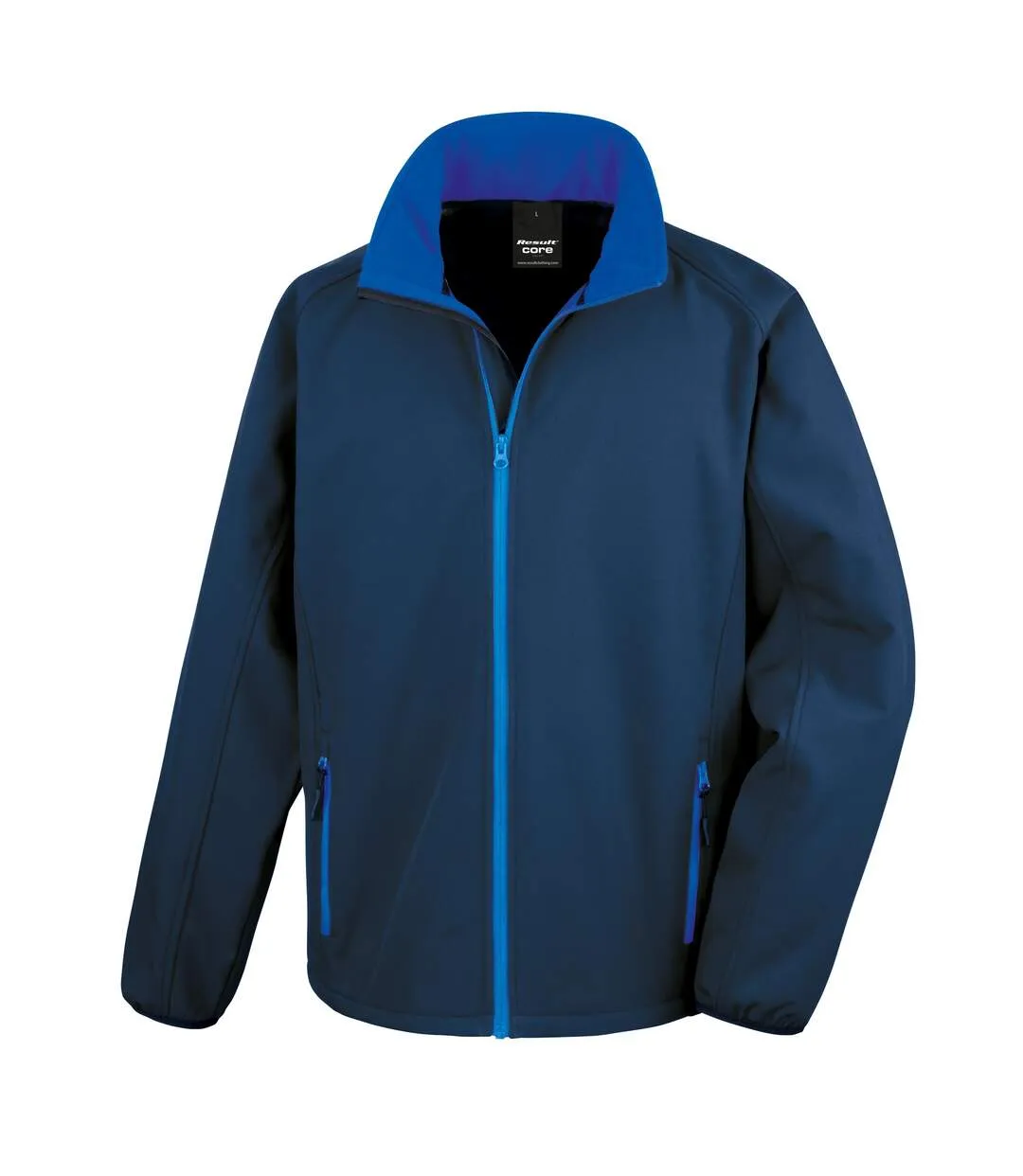 Result Mens Core Printable Softshell Jacket (Navy / Royal) - UTRW3697