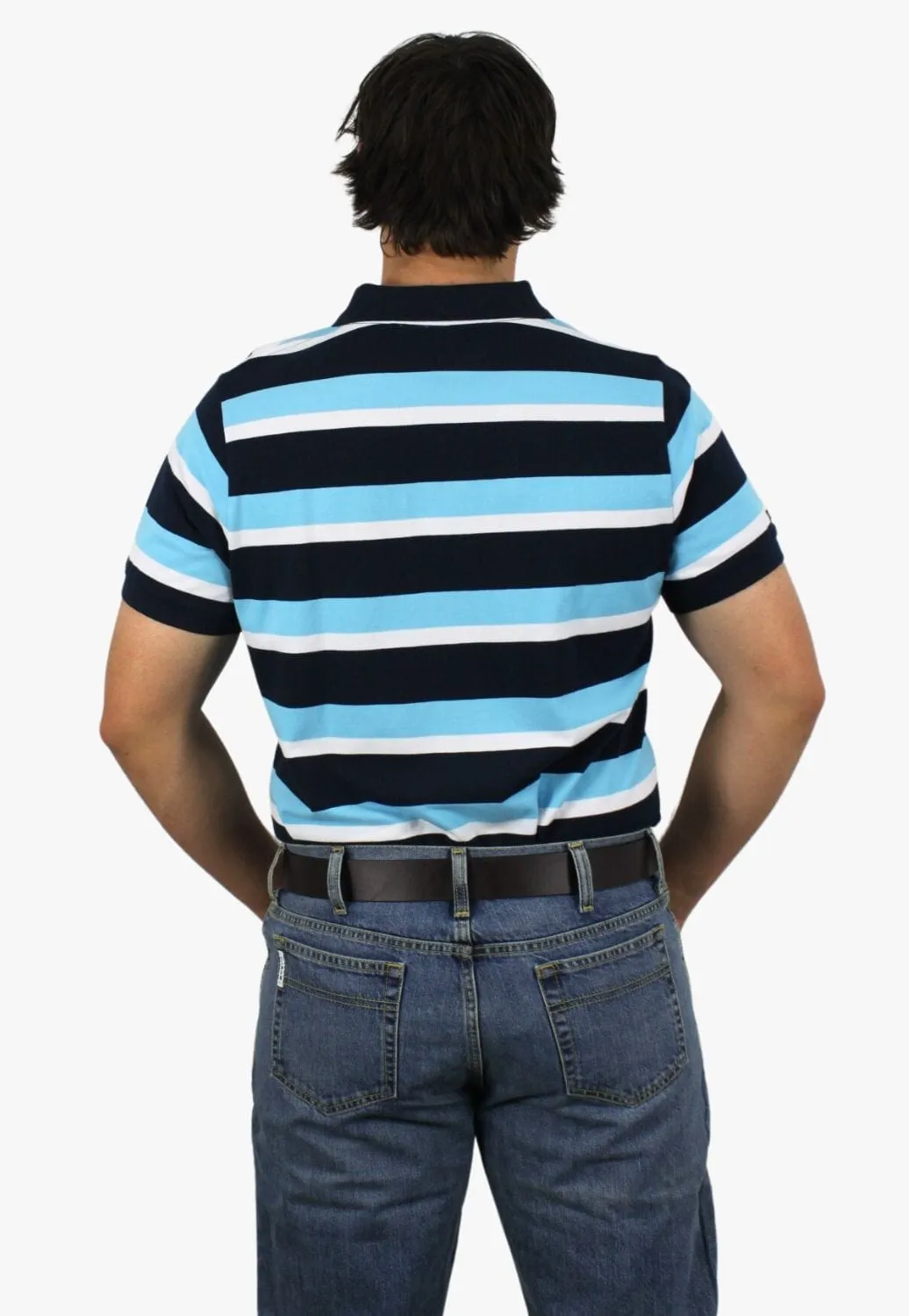 Ritemate Mens Stripe Polo