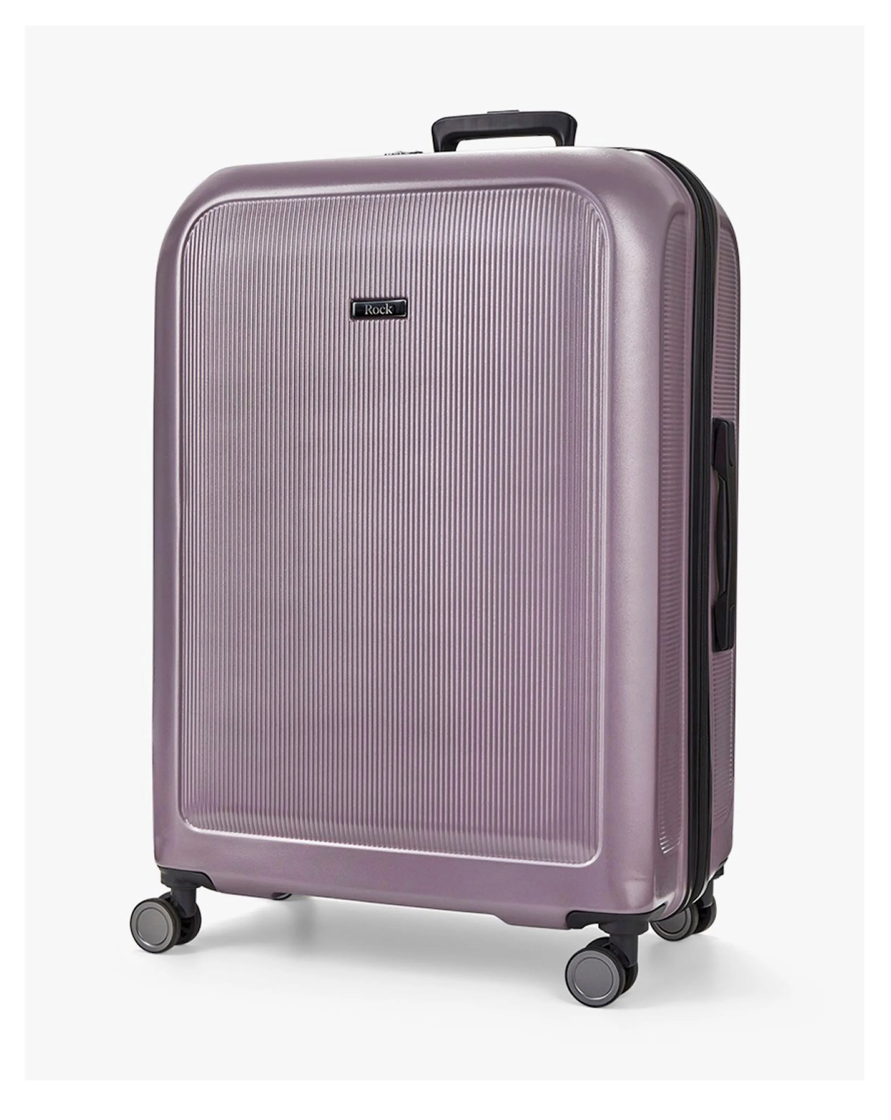 Rock Austin Purple Large Suitcase | Simply Be