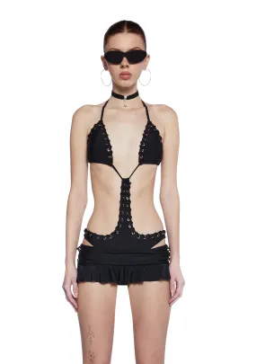 Romy Monokini And Skirt Set-