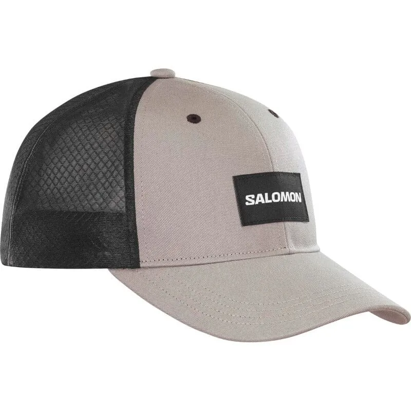 Salomon Curved Trucker Cap Frost Gray