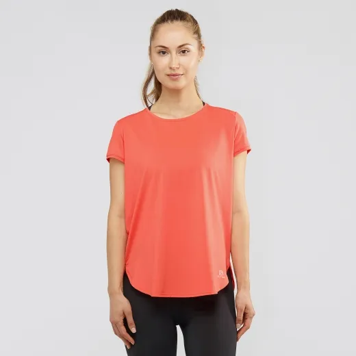 Salomon Womens Comet Breeze Camellia T-Shirt