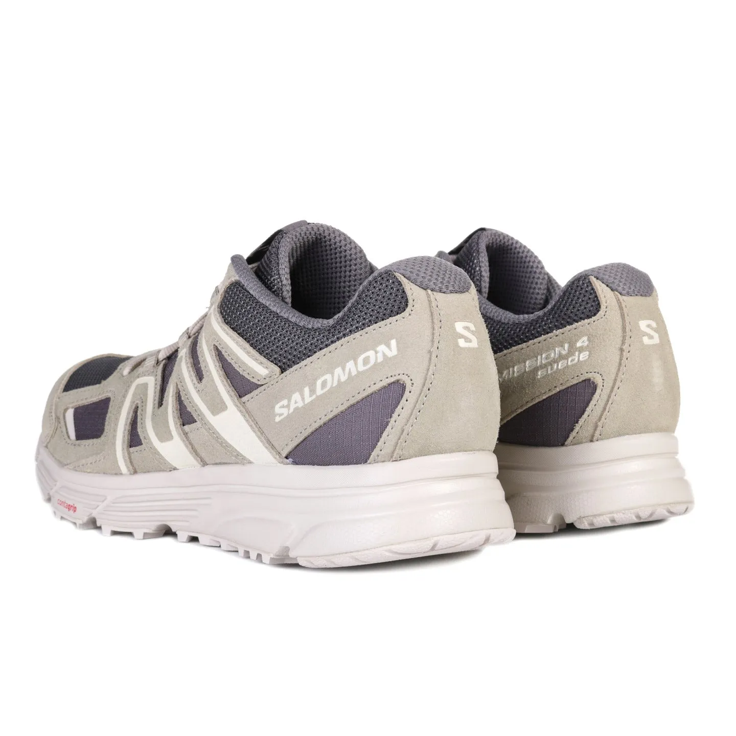 SALOMON X-MISSION 4 SUEDE PEWTER / MOSS GRAY