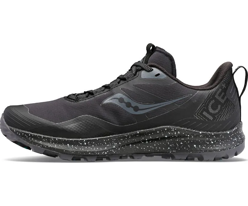 Saucony | Peregrine ICE+ 3 | Men's | Black/Shadow