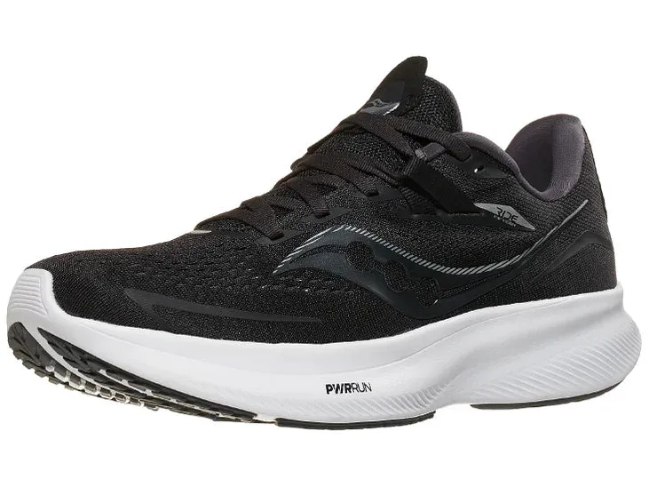 Saucony | Ride 15 | Men's | Black/White