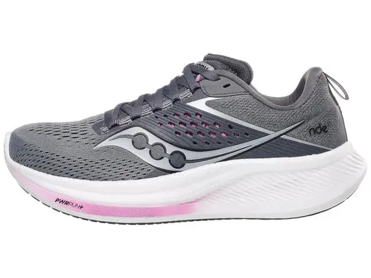 Saucony | Ride 17 | Women's | Cinder/Orchid