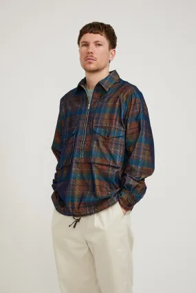 Scout Pullover Shirts Blue Green Check Corduroy