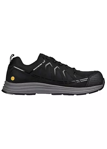 Skechers Work Mens Black Malad LI Composite Saftey Toe Trainers | Kaleidoscope