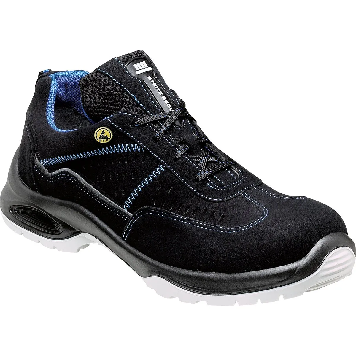 Steitz Secura ESD AL 741 Plus Black S1 Safety Trainers 10.5 (45NB)