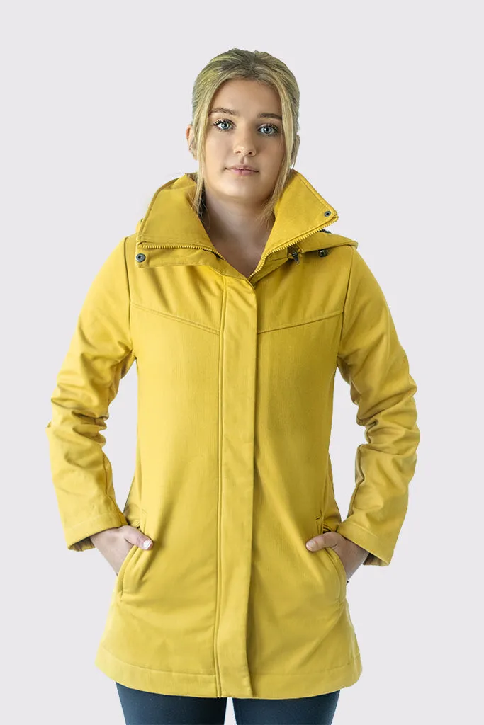 Stella Women's Insulated Waterproof Cotton Modern Style Rain Jacket