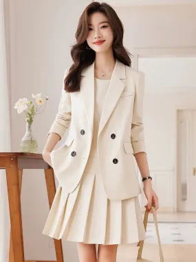 Suit suit for women 2024 new style professional temperament goddess style workplace high-end fashion suit jacket skirt spring an