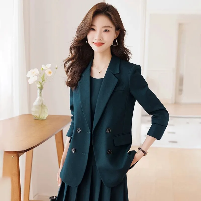 Suit suit for women 2024 new style professional temperament goddess style workplace high-end fashion suit jacket skirt spring an