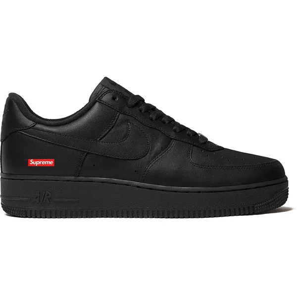 SUPREME X NIKE AIR FORCE 1 BLACK(CU9225-001)