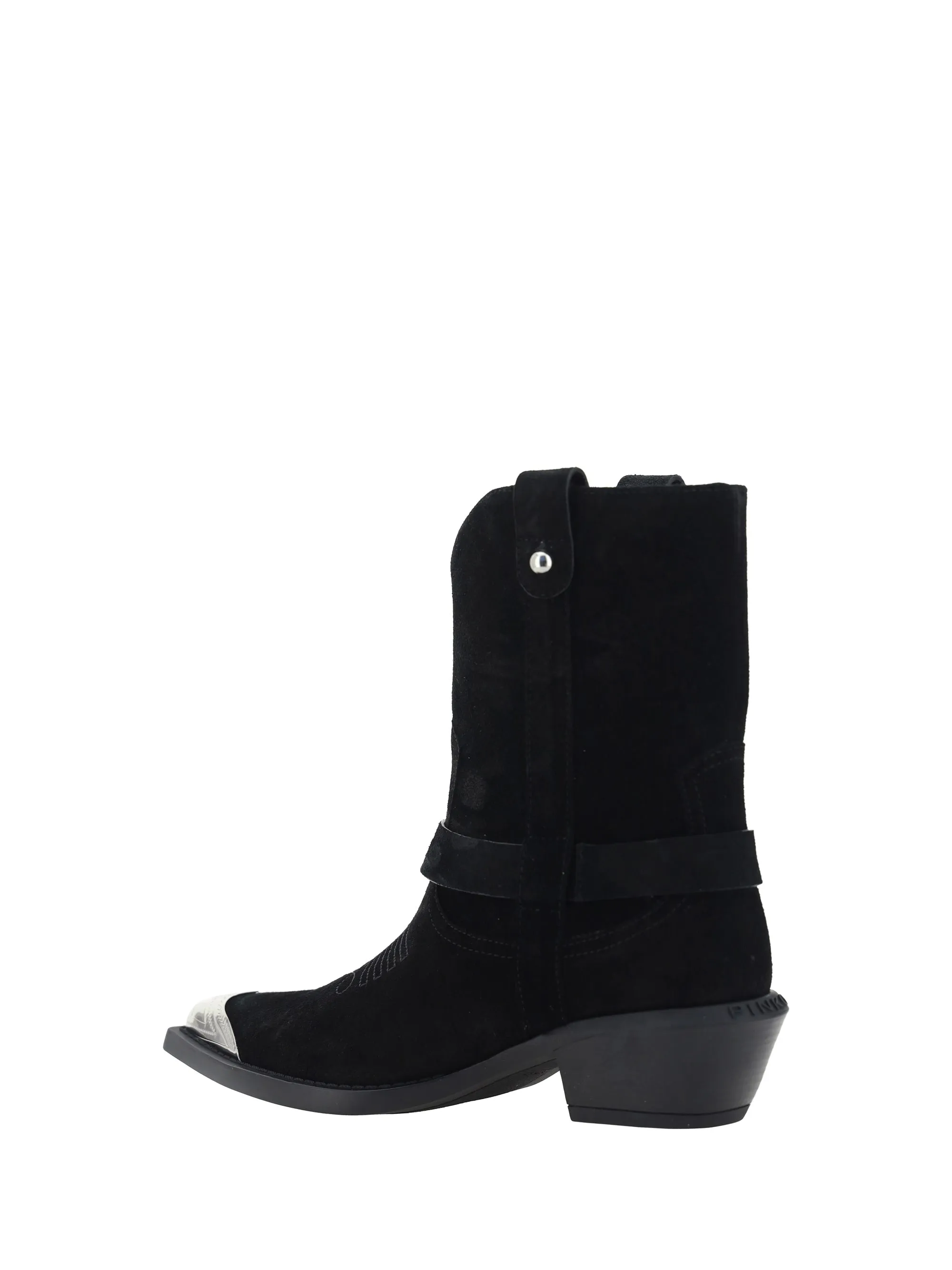 TEX 08 - ANKLE BOOT COW SUEDE BLACK