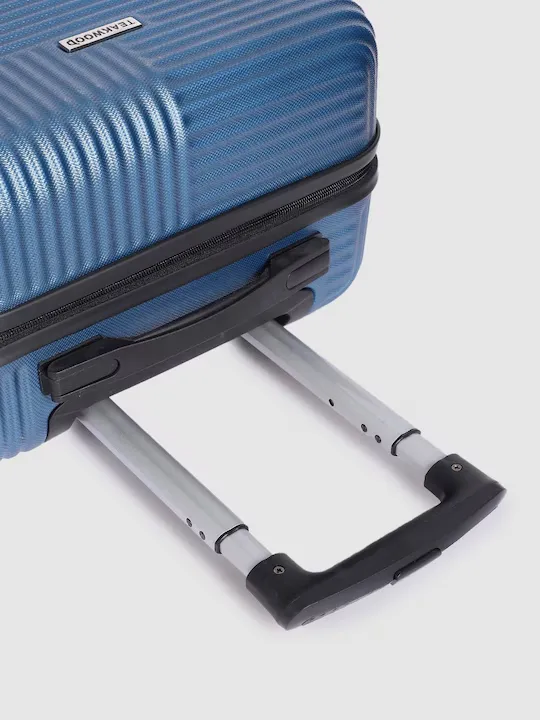 Textured Hard-Sided Cabin Suitcase Trolley Bag