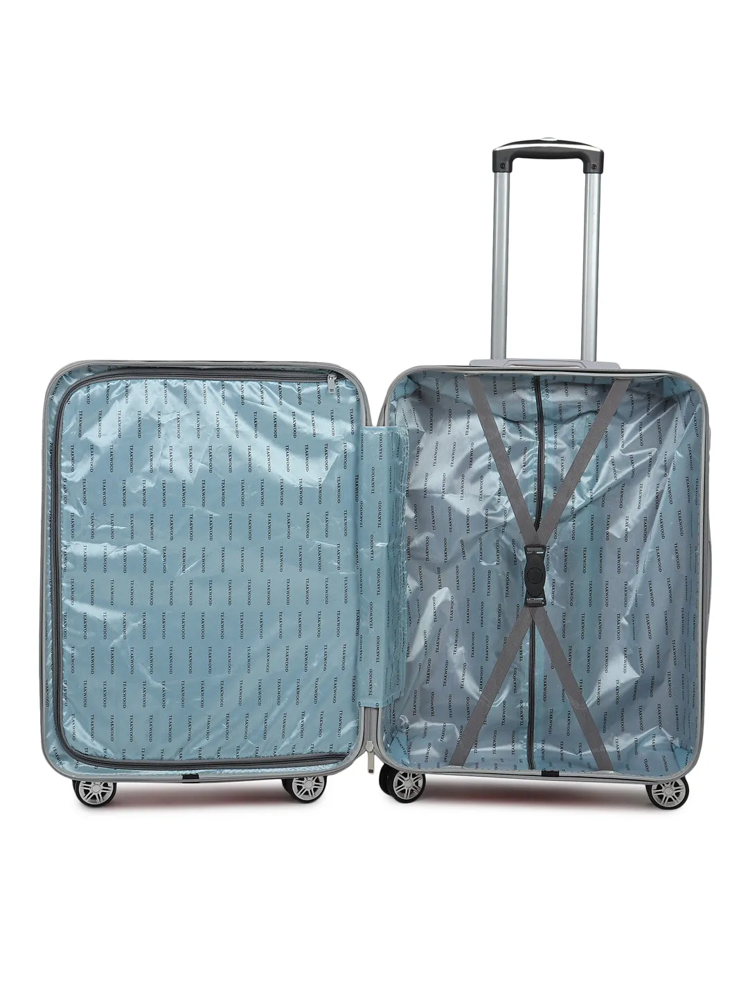 Textured Hard-Sided Cabin Trolley Suitcase