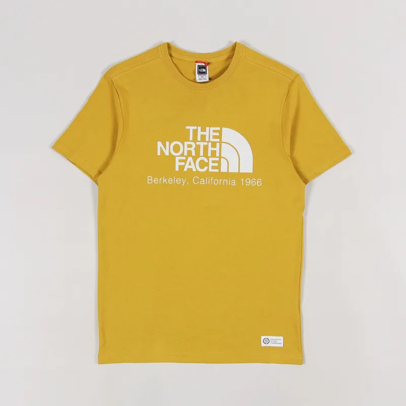 The North Face Berkeley California T Shirt Scrap Arrowwood Yellow