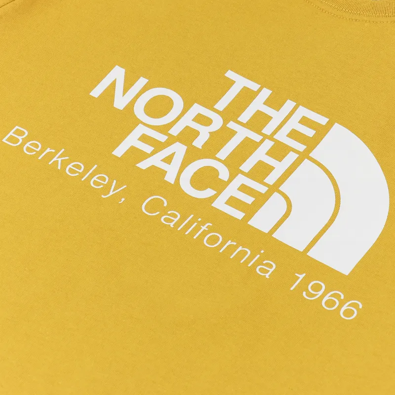 The North Face Berkeley California T Shirt Scrap Arrowwood Yellow