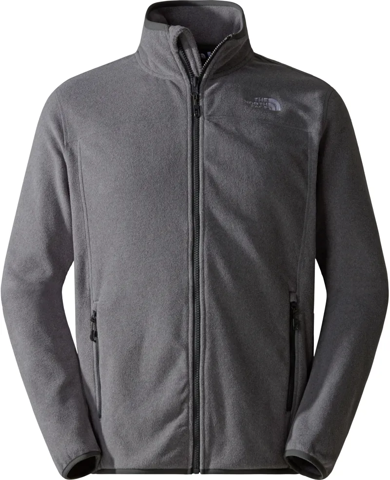 The North Face Mens 100 Glacier Full Zip - TNF Medium Grey Heather