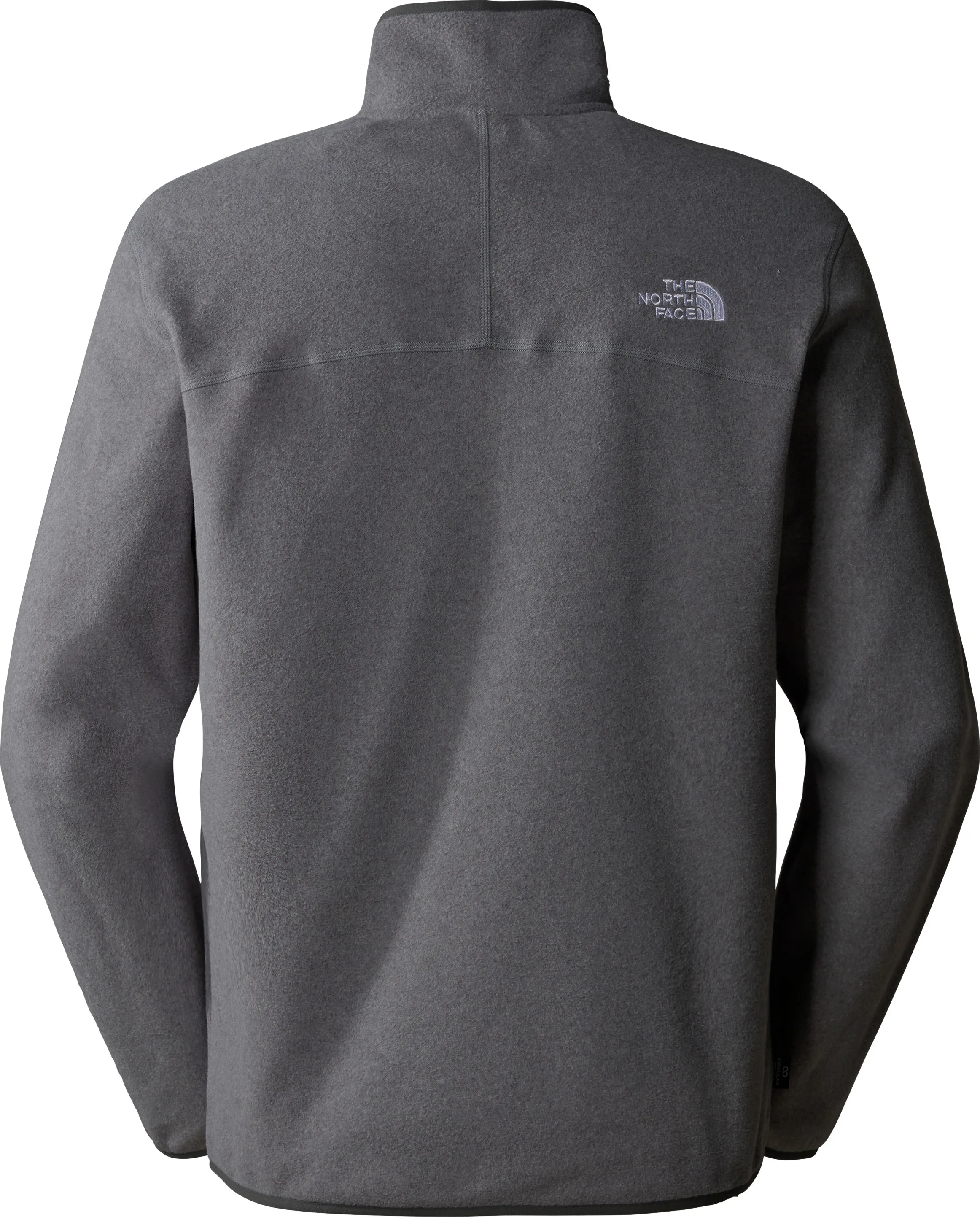 The North Face Men's 100 Glacier 1/4 Zip Fleece TNF Medium Grey Heather | Buy The North Face Men's 100 Glacier 1/4 Zip