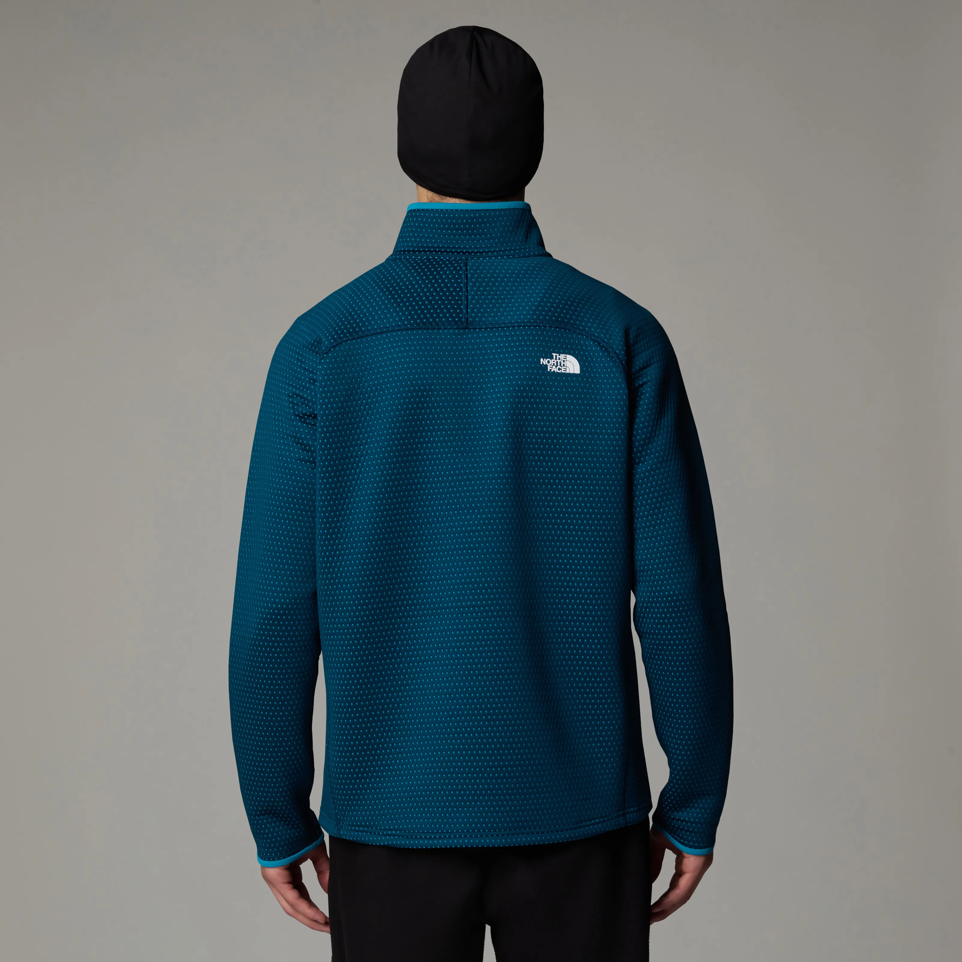 The North Face Men's Vertical Thermal 1/4 Zip Fleece Midnight Petrol | Buy The North Face Men's Vertical Thermal 1/4 Z