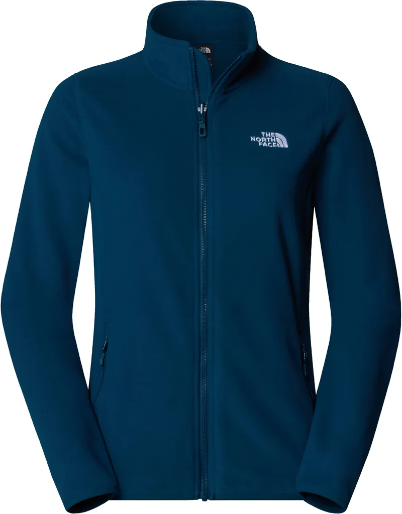 The North Face Womens 100 Glacier Full Zip - Midnight Petrol