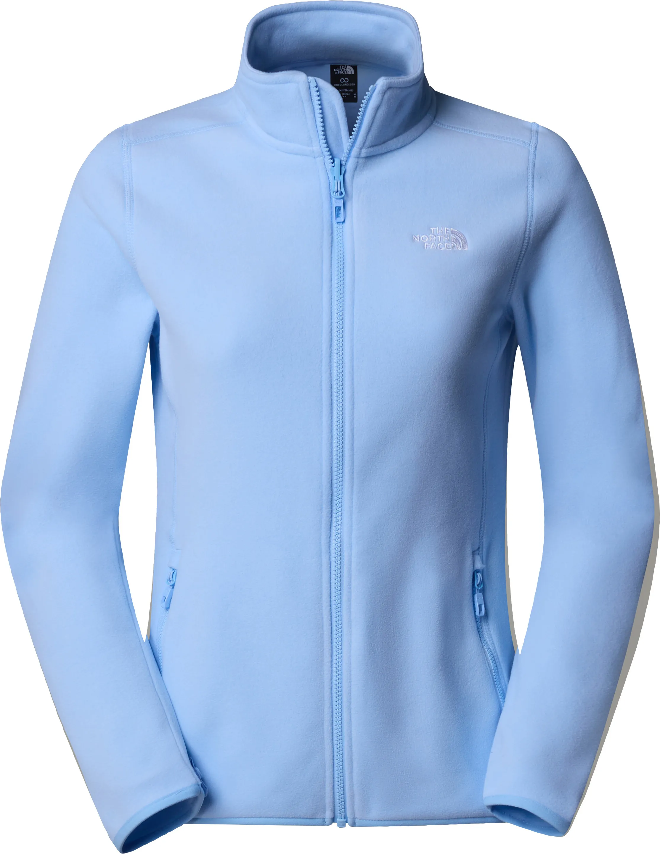 The North Face Women's 100 Glacier Full-Zip Fleece Cornflower | Buy The North Face Women's 100 Glacier Full-Zip Fleece