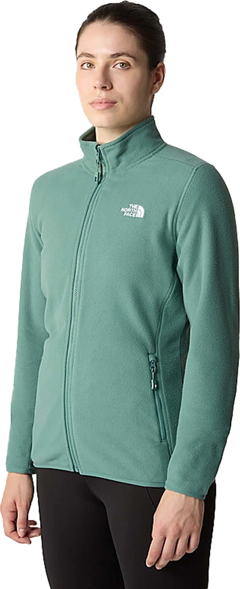 The North Face Women's 100 Glacier Full-Zip Fleece Dark Sage | Buy The North Face Women's 100 Glacier Full-Zip Fleece 