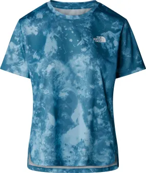 The North Face Women's Flex Printed T-Shirt Mallard Blue Micro Halfdome Print | Buy The North Face Women's Flex Printe