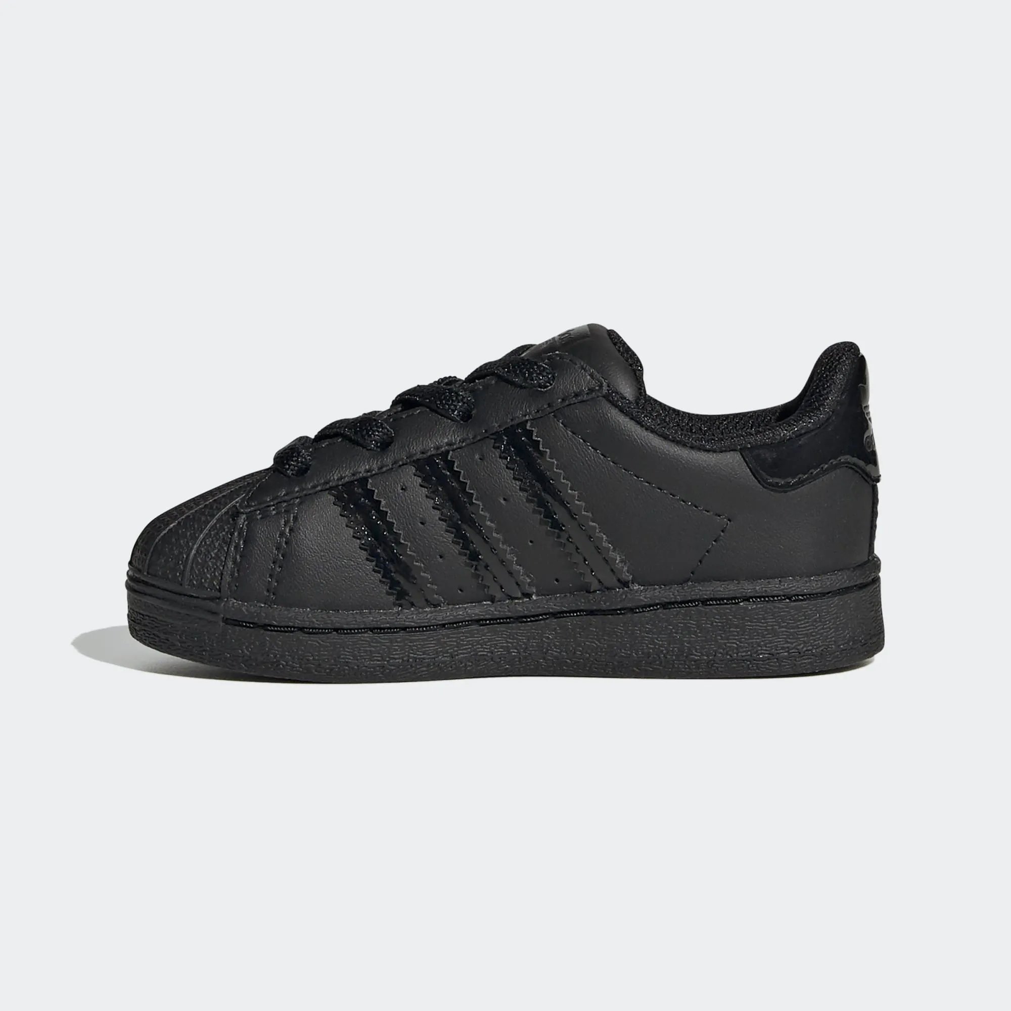 Toddler's adidas Originals Black Iridescent Superstar Shoes