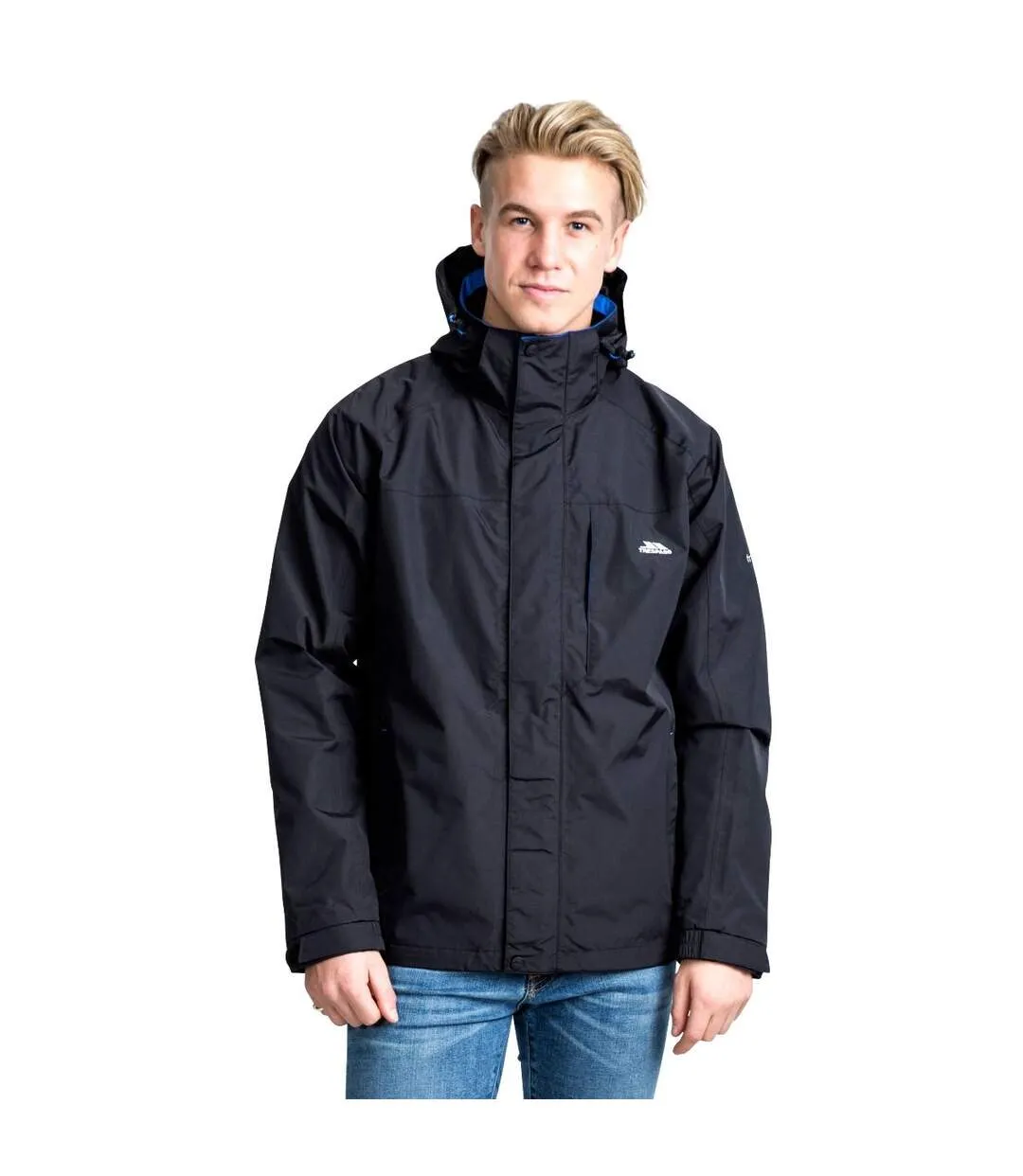 Trespass Mens Edwards II Waterproof Jacket (Black) - UTTP4118