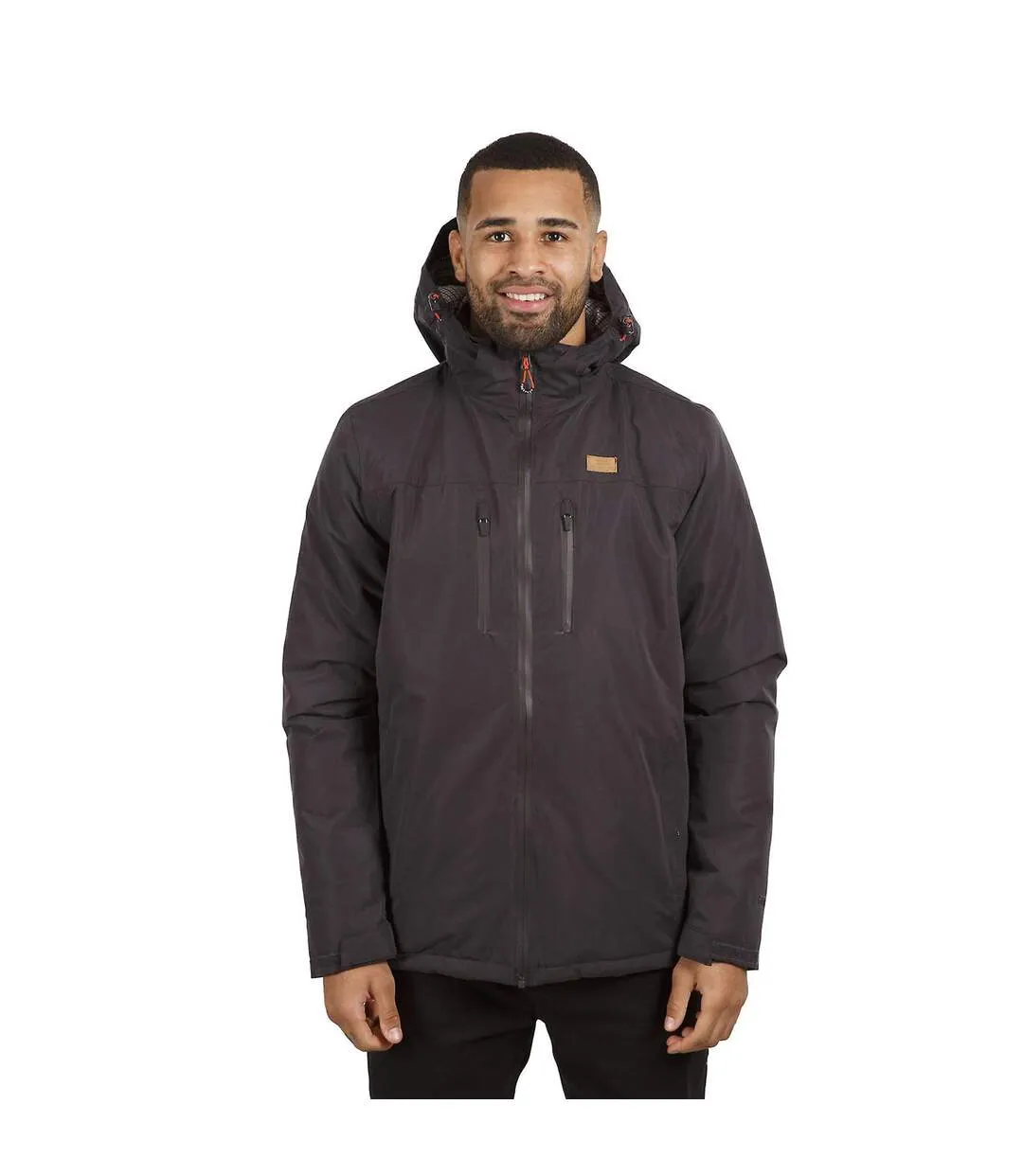 Trespass Mens Toffit Waterproof Jacket (Dark Grey) - UTTP4757