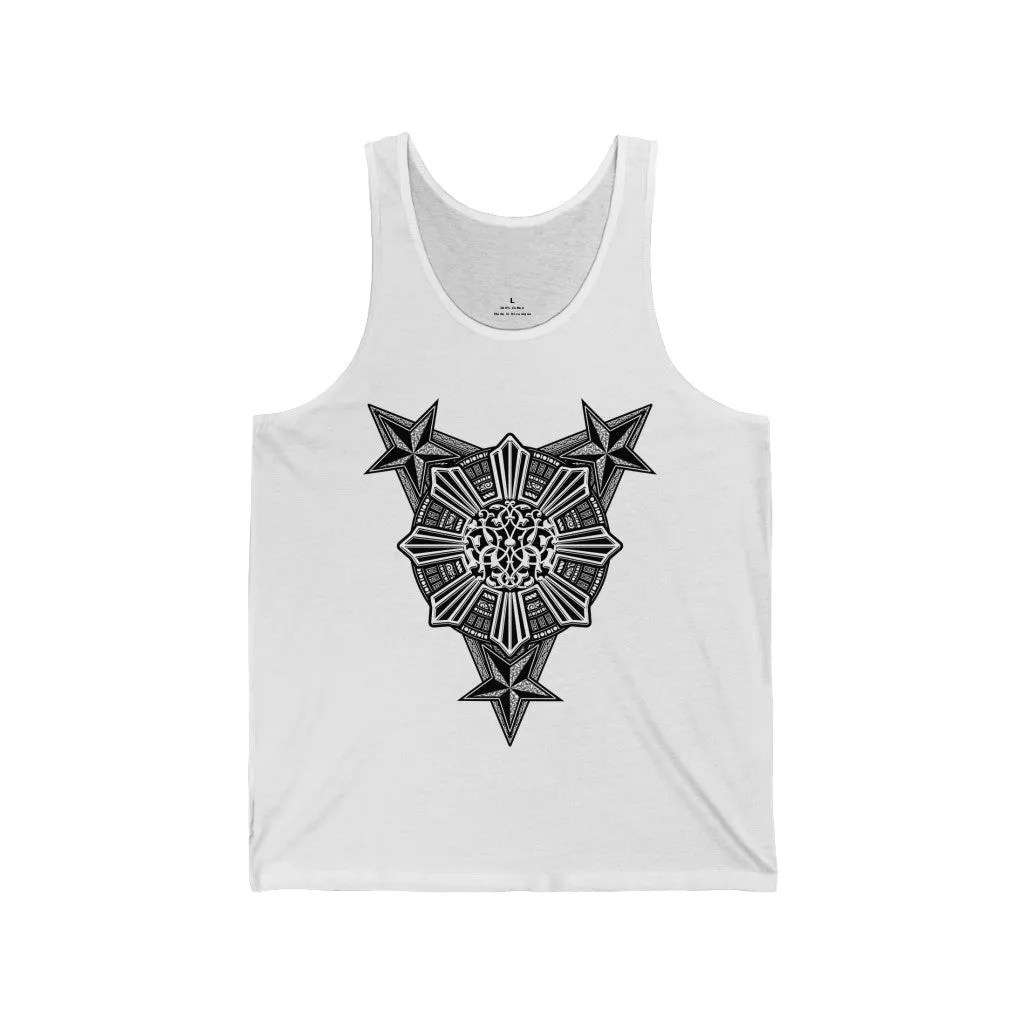 Tribal sun Unisex Jersey Tank