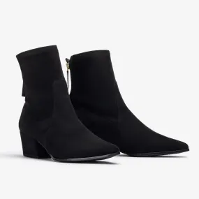 Unisa Jake_ST Black Suede Ankle Boot