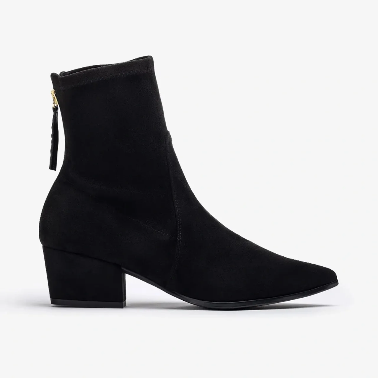 Unisa Jake_ST Black Suede Ankle Boot