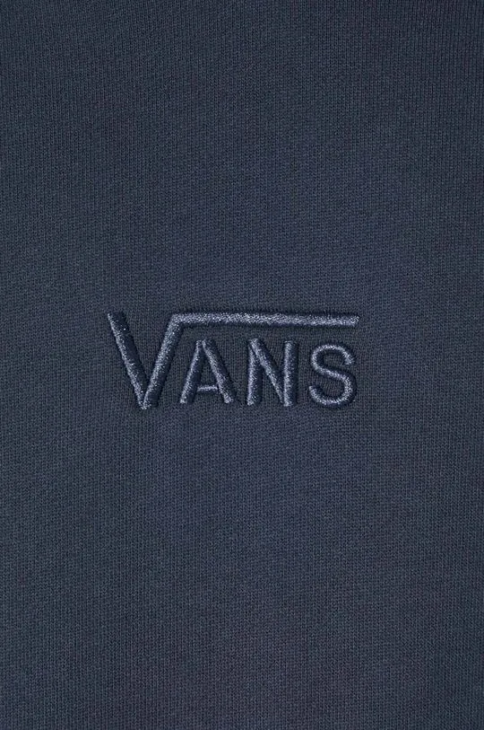 Vans cotton sweatshirt Premium Classics LX Hoodie Fleece men's navy blue color hooded smooth VN000GZ1D6Q1