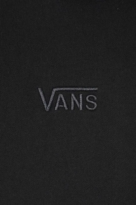 Vans cotton sweatshirt Premium Standards Hoodie Fleece LX men's black color VN000GZ1BLK1