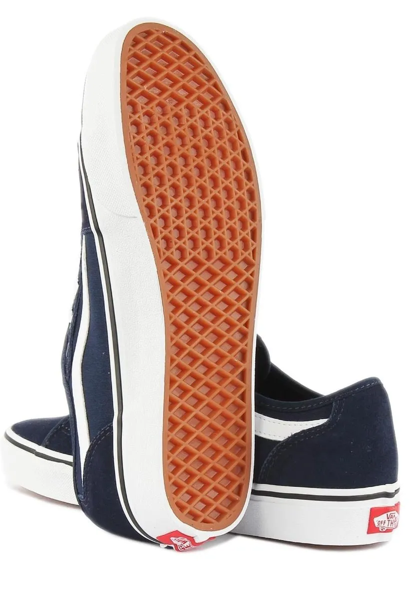 VANS Filmore Decon Suede Trainers Dress Blue White