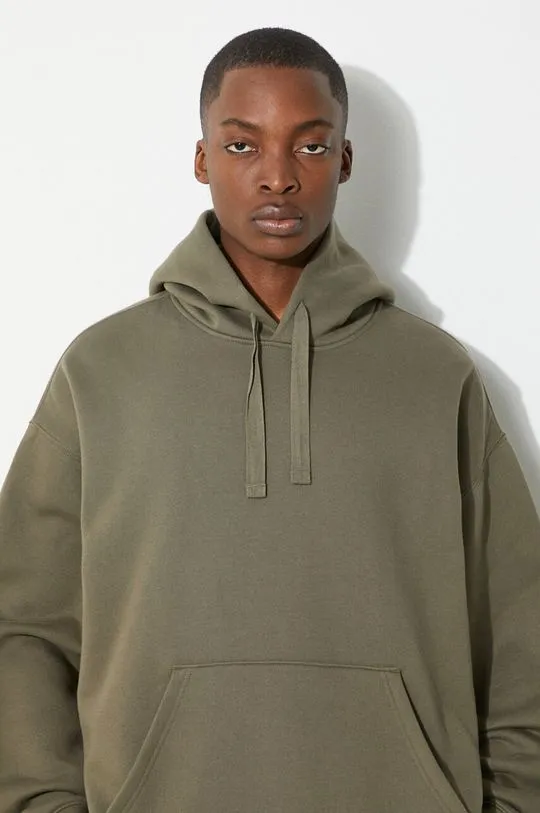 Vans sweatshirt Premium Standards Surplus Po Hoodie LX men's green color hooded smooth VN000GVQCHZ1