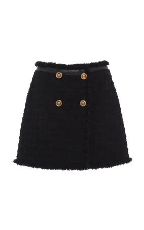 Versace Tweed Mini Skirt