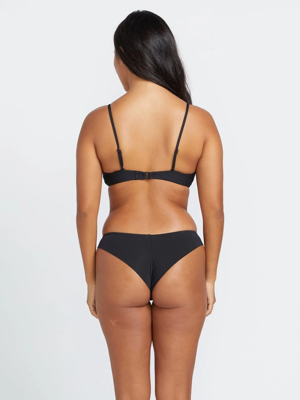 Volcom Simply Seamless Cheekini Bikini Bottom - Black