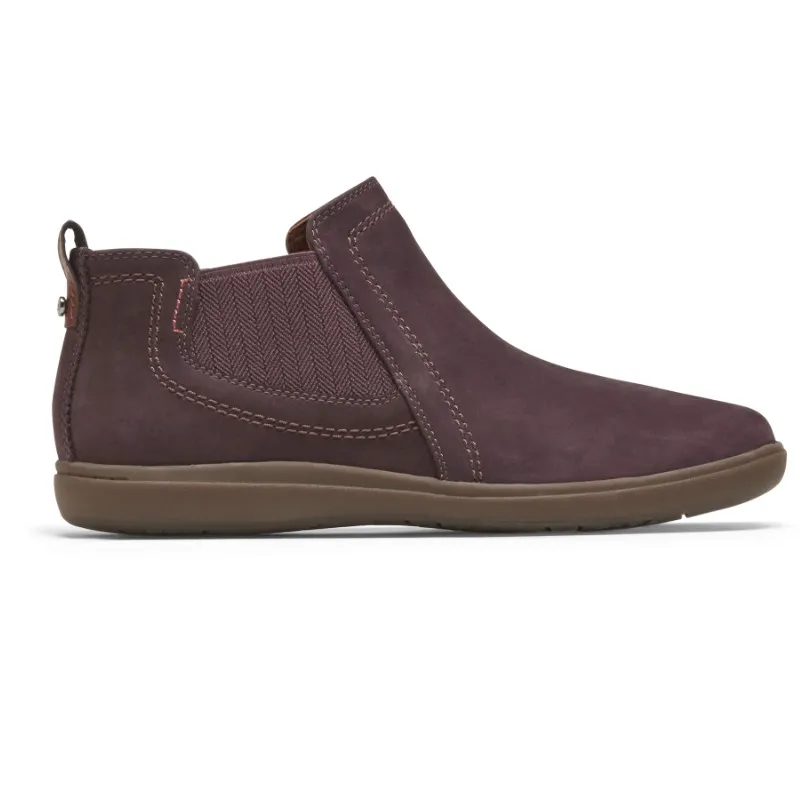 Women’s Cobb Hill Bailee Chelsea Boot – Eggplant Nubuck