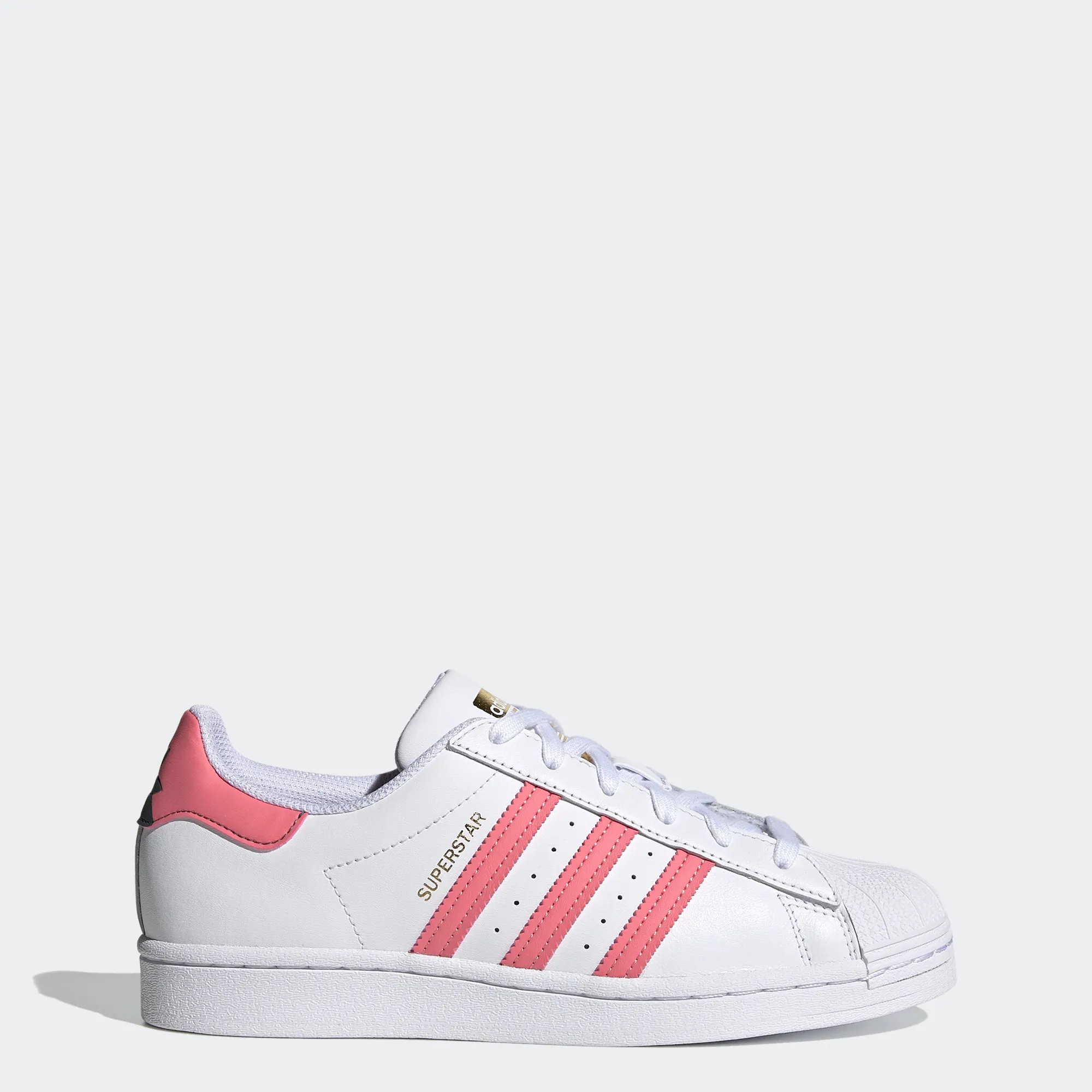 Women's adidas Originals Superstar Shoes White Pink