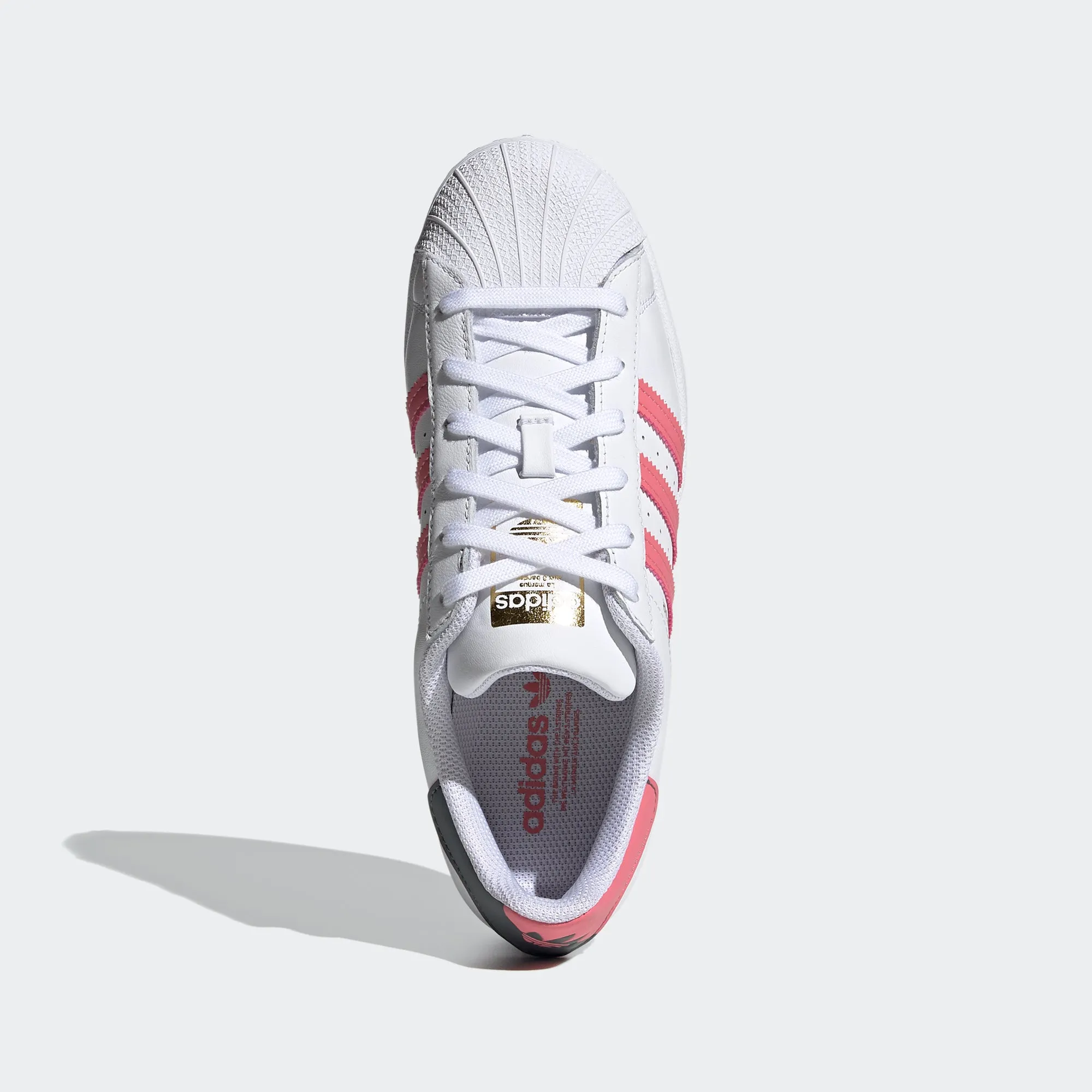 Women's adidas Originals Superstar Shoes White Pink