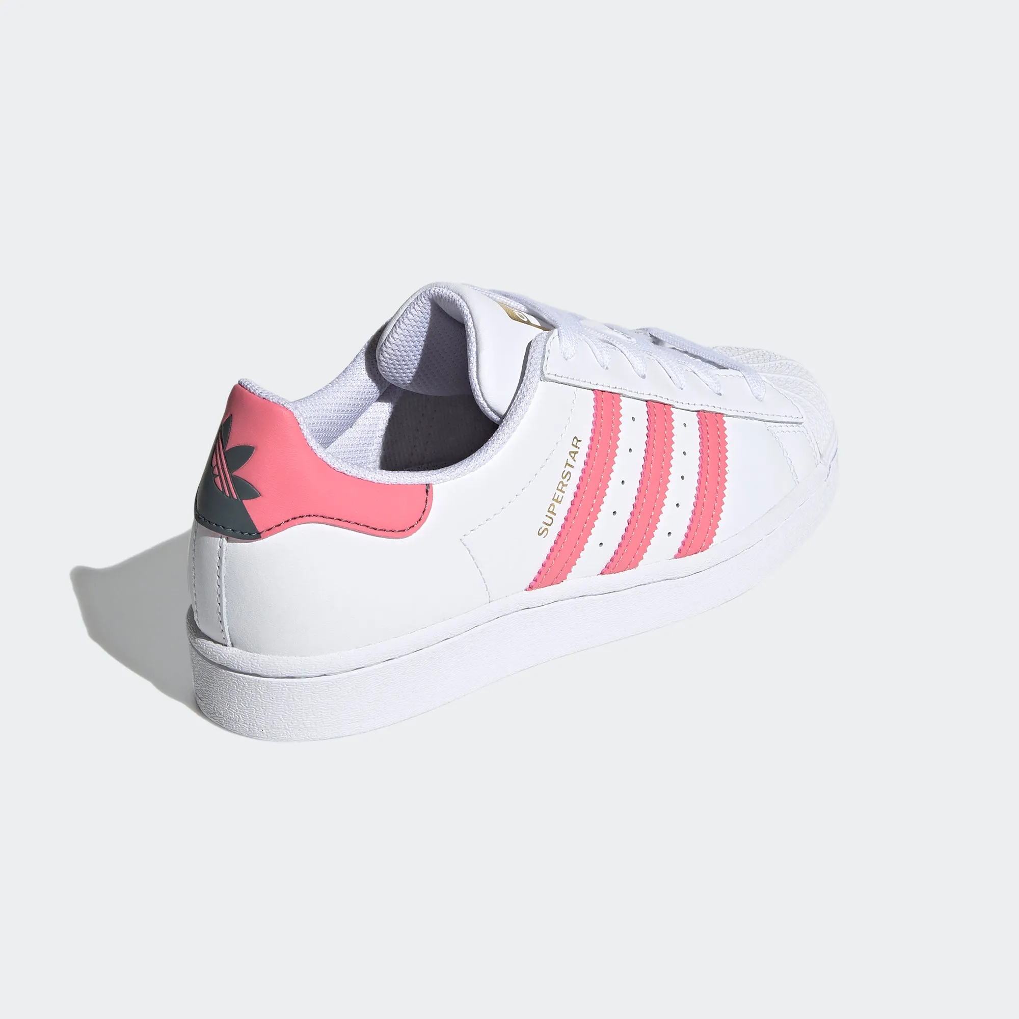 Women's adidas Originals Superstar Shoes White Pink