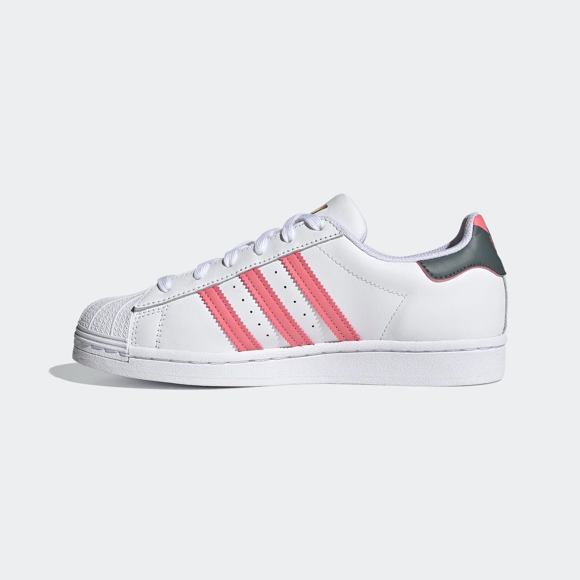 Women's adidas Originals Superstar Shoes White Pink